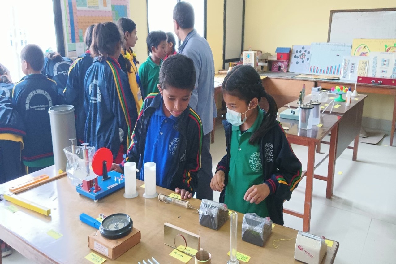 student-on-lab